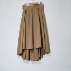 テールスカート・茶色・フィッシュテールスカート