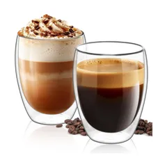 【在庫処分】2点セット 電子レンジ対応 ジュース ミルク コーヒー コーヒーカップ ギフト 耐熱 保冷 保温 二重構造 350ml コップ グラス グラス タンブラー ダブルウォール ComSaf