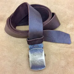 【England製レザー】 kudu 本革 ベルト ガチャベルト 32ミリ幅 英国製 珍しい 革 希少な クードゥー レザーベルト メンズ レディース GIベルト おしゃれ 送料無料 日本製 ベルト サイズカット調整 なかなか出会えない レザーベルト 風合い