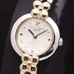 【稼働/良品】courregee クレージュ クオーツ ホワイト レディース 2025年最新】courreges 時計の人気アイテム - メルカリ