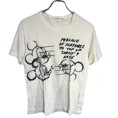 B046 COMME des GARCONS SHIRT コムデギャルソン シャツ Tシャツ 半袖 ミッキー ホワイト カジュアル メンズ Sのサムネイル
