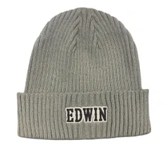 EDWIN ニット帽　グレー USED