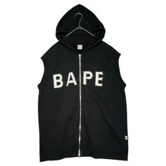 A BATHING APE 初期タグ スワロフスキー ジップパーカー グレー - メルカリ