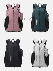 【韓国最新】【倉庫直販セール】Wilson / ウィルソン 多機能テニスバックパック（ポーチ付き）4色展開