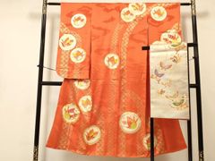 ZY-587 袋帯 祇園祭 鉾 人物文 金糸 六通 正絹 高級 逸品 平和屋着物◎六通柄袋帯 祇園祭 金糸 正絹 逸品 BAAU5004hv