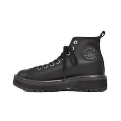 コンバース CONVERSE LEA ALL STAR LONGLIFE TS HI LEA オールスター ロングライフ スニーカー ハイカット レザー 26.5cm 黒 ブラック 1SD583 ☆AA★