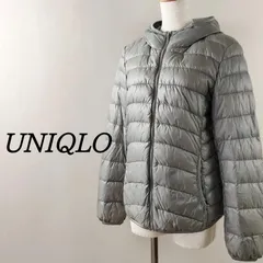 ユニクロUNIQLOウルトラライトダウンパーカーライトグレーLアウトドア