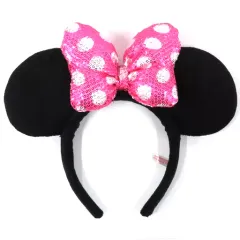 【中古】アクセサリー(非金属) ミニーマウス カチューシャ(ピンク/スパンコール) 「ディズニー」 東京ディズニーランド限定