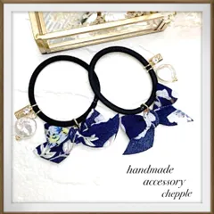 No.12 ちりめんリボン可愛いヘアゴム【セット価格】