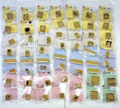 ダイソー すたんぷの世界 ５８種類 コンプリート スタンプ サンキューカード ハンドメイド 梱包 プレゼント 感謝 文房具 くま ねこ 花 のりもの 動物 ボタニカル