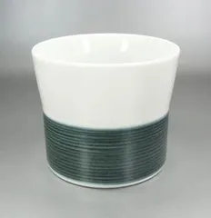 【新品・5営業日で発送】福田陶器店 白山陶器 麻の糸 フリーカップ インディゴ 波佐見焼 (999100125)