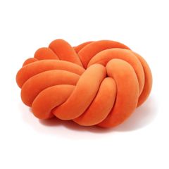 新品 Francfranc フランフラン ブレイド クッション ツイスト オレンジ 新生活 編み込み