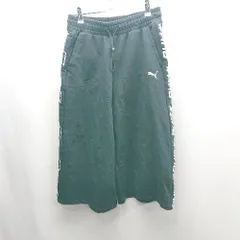 ◇ ⊂ PUMA プーマ ウエストゴム ハーフパンツ サイズM ブラック メンズ E  【1502030034851】