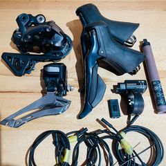 【必見】 アルテグラ Di2 11s フルセット R8050 ST FD RD BT-DN110 JC41 EW90 SD50 電動 コンポ 非油圧 動作OK 程度良好 R8000 ULTEGRA