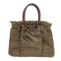 PRADA プラダ BR3257 トートバッグ 三角プレート ナイロン/レザー
