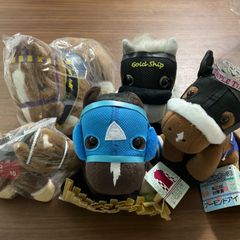 現状品 JRA アイドルホースなど 競馬のぬいぐるみまとめてセット