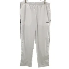 adidas アディダス ウーブン ロングパンツ O ホワイト系 裏メッシュ メンズ 古着