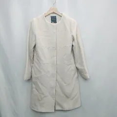 ◇ ⊇ N. Natural Beauty Basic ノーカラー 長袖 コート サイズM グレー系 レディース E  【1503060011089】