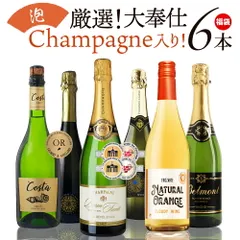 ワイン ワインセット 泡 シャンパン入りの泡づくし 大奉仕 スパークリングワイン 福袋 6本 スパークリングセットのサムネイル