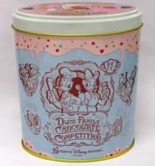 【中古】小物入れ・マルチケース・缶ケース 集合(DUCK FAMILY CHOCOLATE COMPETITION-ダックファミリーチョコレートコンペティション-) 缶ケース(チョコレートクランチ) 「東京ディズニーリゾート35周年 HappiestCeleb