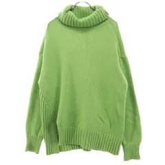 SHIPS シップス 長袖 タートルネック ニット S グリーン レディース 古着