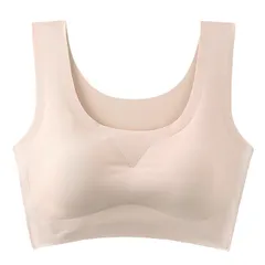 ノンワイヤーブラ シームレス ナイトブラ 楽ちん 盛れる 谷間 脇高 幅広ショルダー ワイヤレス 薄い 軽い 締め付けない 大きいサイズ シンプル おしゃれ as01