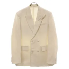VALENTINO (ヴァレンチノ) Floral Applique Straight Hem Blazer フラワーアップリケ ストレート ヘムブレザー ジャケット ホワイト 4V0CE3DA1Tのサムネイル
