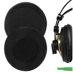 【数量限定】K240S K240 K240 Studio アーカーゲー K240 パッド MKII K241 互換性 ヘッドホンに対応 Comfort パッド イヤーパッド イヤー/イヤーカップ Geekria ベロア(ブラック)