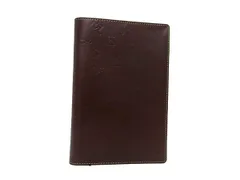 ■極美品■ RALPH LAUREN ラルフローレン DOUBLE RL レザー  手帳 ノートブック メモ帳 文房具 ステーショナリー ブラウン系 FD7133のサムネイル