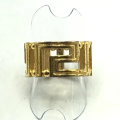 【中古】VERSACE グレカ リング #20（12）ゴールド ヴェルサーチ[17]のサムネイル