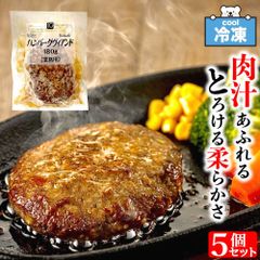 冷凍 ハンバーグ ヴィアンド 180g×5個入り 日東ベスト N180 肉汁 じゅわ～ 業務用 レストランの味 湯煎 レンジ 冷凍食品 人気 レンチン 「ハンバーグ 」  SC
