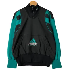 古着 80~90年代 アディダス adidas EQUIPMENT エキップメント ハーフジップ ジャージプルオーバー メンズM相当 ヴィンテージ/eaa559221