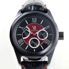 バティックス / VARTIX　アライブ デイデイト パワーリザーブ　PR02B　自動巻き　レッド/ブラック 【中古】 商品番号 A-158241