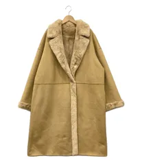 美品 コムサ フェイクファームートンコート レディース SIZE 15 (L) COMME CA