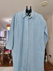 ジャーナル カーディガン ロング丈 シャツ ユニセックス