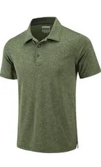 ポロシャツ 半袖 メンズ tシャツ スポーツ カジュアルウェア ランニング トップス ゴルフ 無地 シンプル 夏 吸汗速乾　M