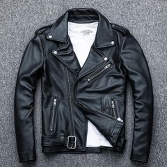 バイクレザージャケット 上品 本革 牛革 高級 ライダースジャケット 革ジャン Ｓ～5XL 秋冬 - メルカリ