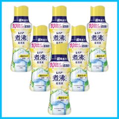 【新着商品】420mL×6本 本体 シトラスホワイトの香り ケース品 黄ばみブロッカー 抗菌ビーズ 煮沸レベル超消臭 レノア