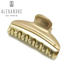 【新品】アレクサンドル ドゥ パリ タイムレス ヘアクリップ ヴァンドーム M クリップ ミディアム ペイダー（ゴールド） フランス製 ALEXANDRE DE PARIS VENDOME MEDIUM ICCM-15571-02-X3
