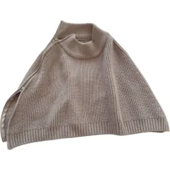 ☆ ベージュ ☆ ネックウォーマー ニット ファスナータイプ ネックウォーマー ニット レディース スヌード ニットスヌード ポンチョ ストール レイヤード タートルネック つけ襟 衿 襟 ハイネック 重ね着 ネックカバー 防寒 かわいい 暖かい あったか