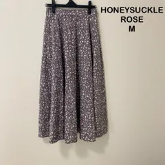 AB0224 【送料無料】HONEYSUCKLE ハニーサックルローズ　ロングスカート　花柄　Mサイズ　レディース　秋　春　冬