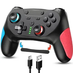 Switch コントローラー Switch２対応 無線 背面ボタン付き マクロ機能 [2025最新] スイッチ コントローラー ワイヤレス 1000mAh大容量 Bluetooth接続 3階段TURBO速度 4階段HD振動 6軸ジャイロセンサー機能