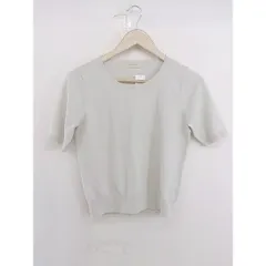 ◇ I.T.'S. international イッツインターナショナル 五分袖 ニット セーター サイズ S ベージュ レディース  【中古】 【1206140001443】