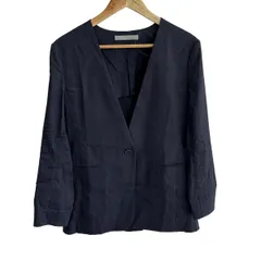 専用❤︎【美品】Theory luxe テーラードジャケット 40 ダークネイビー theory(セオリー) / テーラードジャケット/2/ポリエステル
