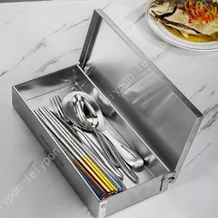お箸入れケース お箸収納ボックス 仕切り ッチン収納ボック 除菌 カトラリー収納 卓上用品 蓋付き カトラリーケース ロング 大容量 キッチ