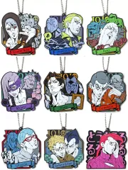 【中古】キーホルダー 全9種セット ラバーチャーム 「一番くじ ジョジョの奇妙な冒険 GOLDEN WIND -HITMAN TEAM-」 K賞