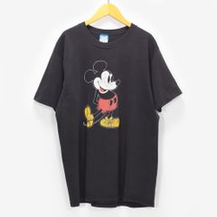 Disney productions ディズニー アメリカ製 USA製 Lサイズ Micky Mouse ミッキーマウス 80年代 前期 青タグ オールドミッキー ビンテージ