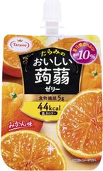 M004	こんにゃくゼリー6個　たらみ　おいしい蒟蒻ゼリー　みかん味　150g ×6個パック　パウチだから持ち運びが便利　ノドが渇いたときや小腹が空いたときとかに　飲み終わった後の容器はゴミ箱に！コンニャクゼリーだからカロリー控えめ	4955129028182