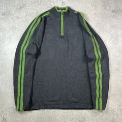 Eddie Bauer エディーバウアー ハーフジップ コットンニットセーター メンズXL相当 