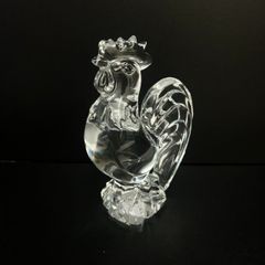 Baccarat　バカラ 干支　干支シリーズ　ニワトリ　鶏　酉　置物　ガラス　フィギュリン　クリスタル
